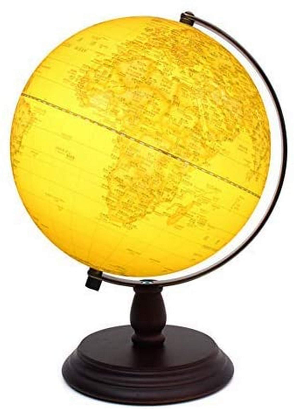 La Tierra, Globo terráqueo de 12,6 Pulgadas, Globo terráqueo de Escritorio, Regalo Educativo, Juguetes, decoración Perfecta for Estudio de Oficina, B