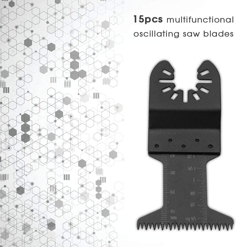 15Pcs Oscillating Multitool Saw Blades Multitool for Bosch Fein Multim - Electro 15Pcs Oscillating Multitool Saw Blades Multitool for Bosch Fein Multim - Electro