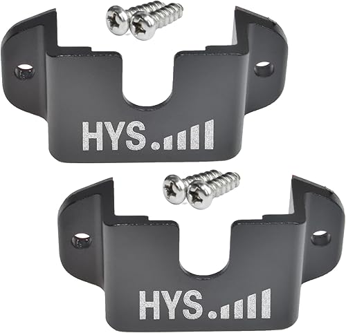 Miniatura 10 de HYS Universal Ham CB Radio/All HT Percha de micrófono con clip para cinturón/perilla redonda universal, walkie talkies/radio marina, soporte de clip