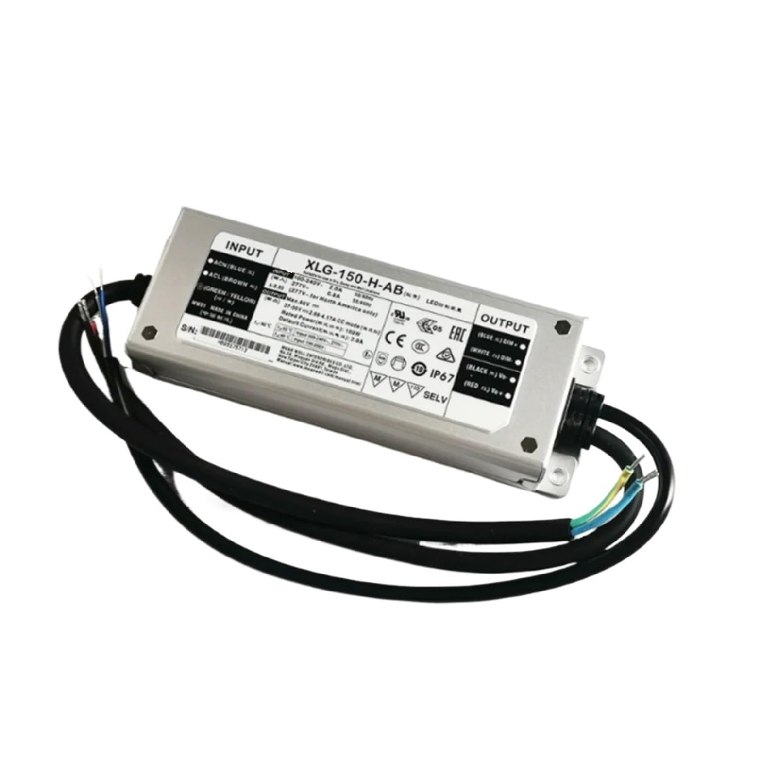 BFSYDLUJ 150W Constant Power Mode LED Driver XLG-150-12-A XLG-150-24-A XLG-150-L-A XLG-150-L-AB XLG-150-M-A XLG-150-M-AB(XLG-150-M-A)