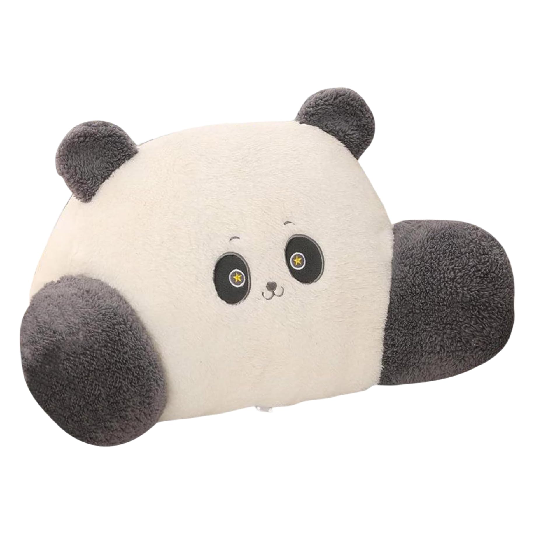 Oreiller de dos panda 24x12 pour tête de lit et lecture en coton