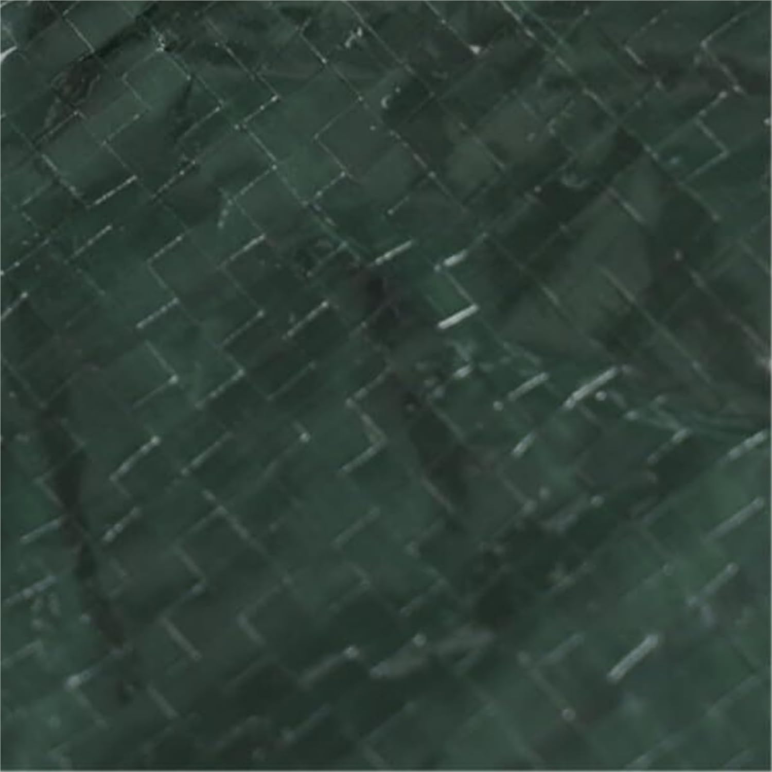 44-Gallon Outdoor Portable Garbage Bag with Zippered Lid for Camping or Parties (Green) Reusable Yard Waste Bags