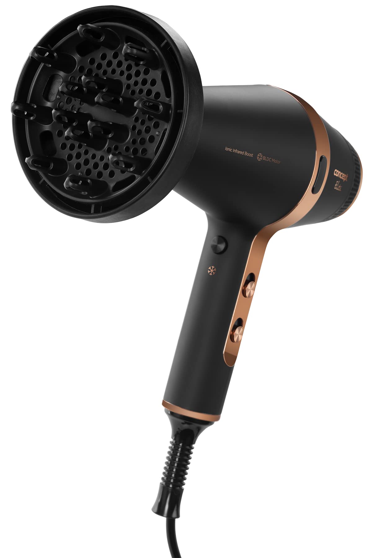 Concept VV6030 suszarka do włosów, 2200 W, kolor czarny brąz
