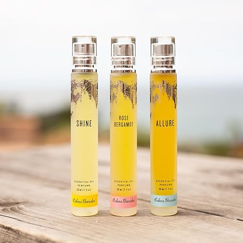 Miniatura 3 de Edens Garden Perfume natural de bergamota rosa para mujer, fabricado con aceites esenciales 100% puros, limpio y no tóxico, hipoalergénico y libre