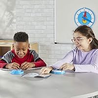 Vista 6 de Hand2Mind Advanced NumberLine para niños: manipuladores matemáticos, reloj analógico para tiempo de aprendizaje (paquete de 1)