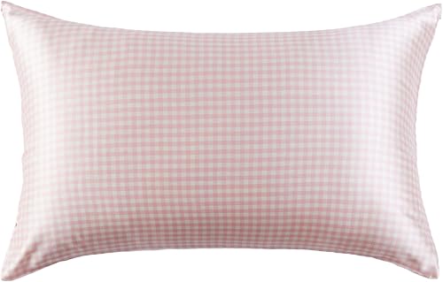 Miniatura 38 de THXSILK Funda de almohada de seda natural de 22 momme 100% seda de morera para cabello y piel, tamaño estándar 20"x26", funda de almohada de seda