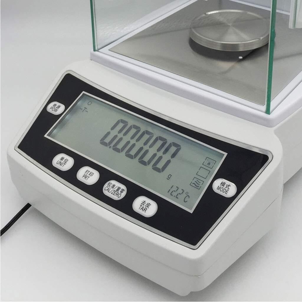 220G/0,0001G Elektroniczna Waga Analityczna Precyzyjna – Waga Laboratoryjna Z Wyświetlaczem Lcd, Interfejsem Usb I Drukarką,One Color-220g/0.0001g