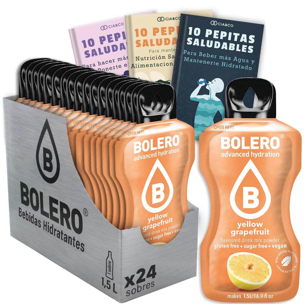 24 x Bebida Bolero COLA Hidratante Sin Azucar (24x9 grs) + 30 Pepitas Saludables para una vida más sana by Cia&Co — view 112