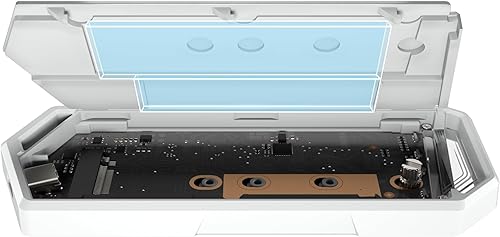 Miniatura 15 de ASUS ROG Strix Arion White M.2 NVMe SSD, carcasa USB 3.2 Gen 2x1 tipo C (10Gbps), doble USB-C a C y USB-C a A, sin destornillador, almohadillas
