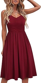 Yathon Spaghetti Sundress Dresses Yt090 Burgundy