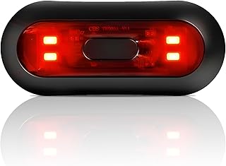 OBEROI'S TRADERS Abs Universal Helmet Light/Led with 3 Modes of Flashing | Blinking Strobe Rear Warning Red Safety Night R...