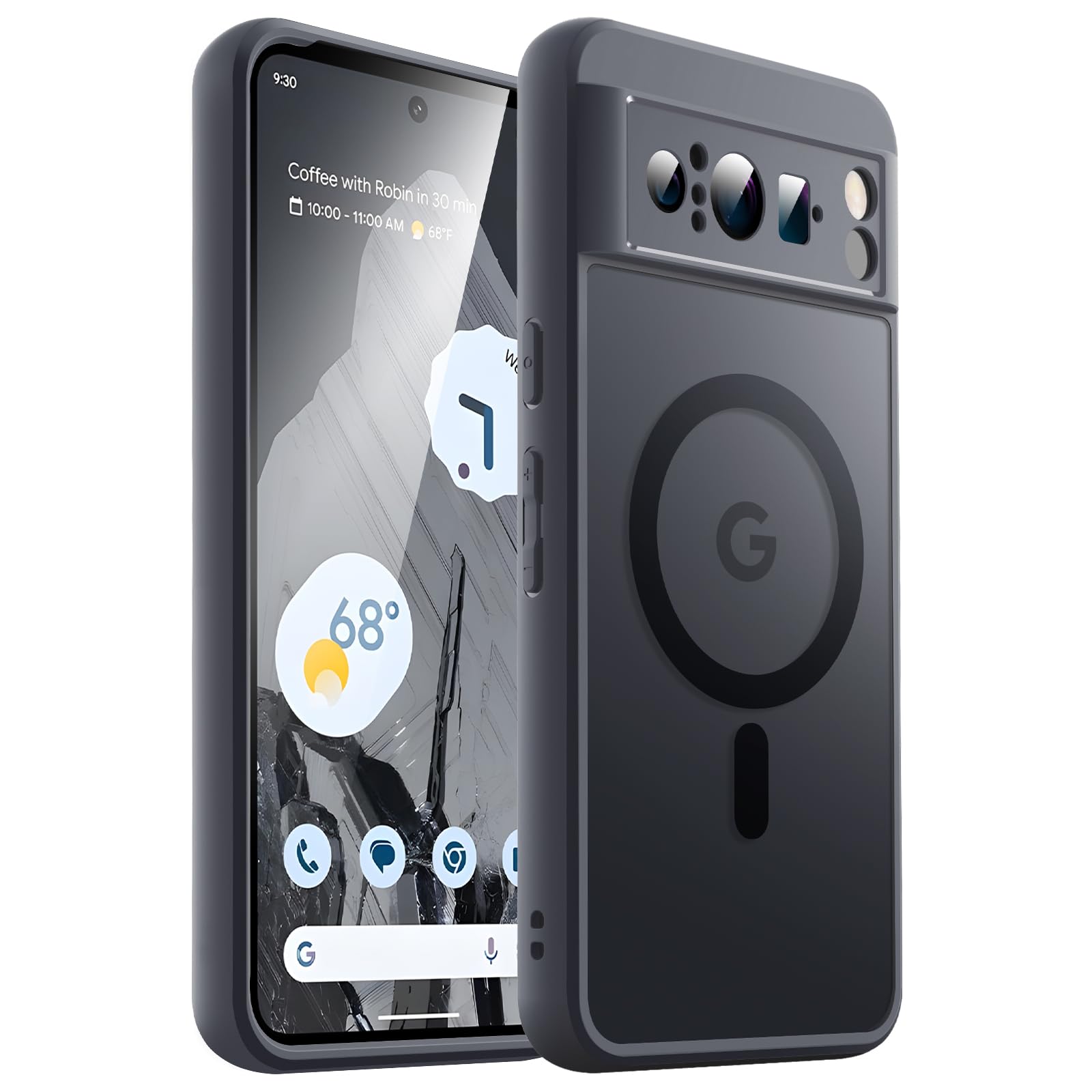 Pixel 11 Magnetic Case - JETech Matte Black -9 Pixel 11 Magnetic Case - JETech Matte Black -9