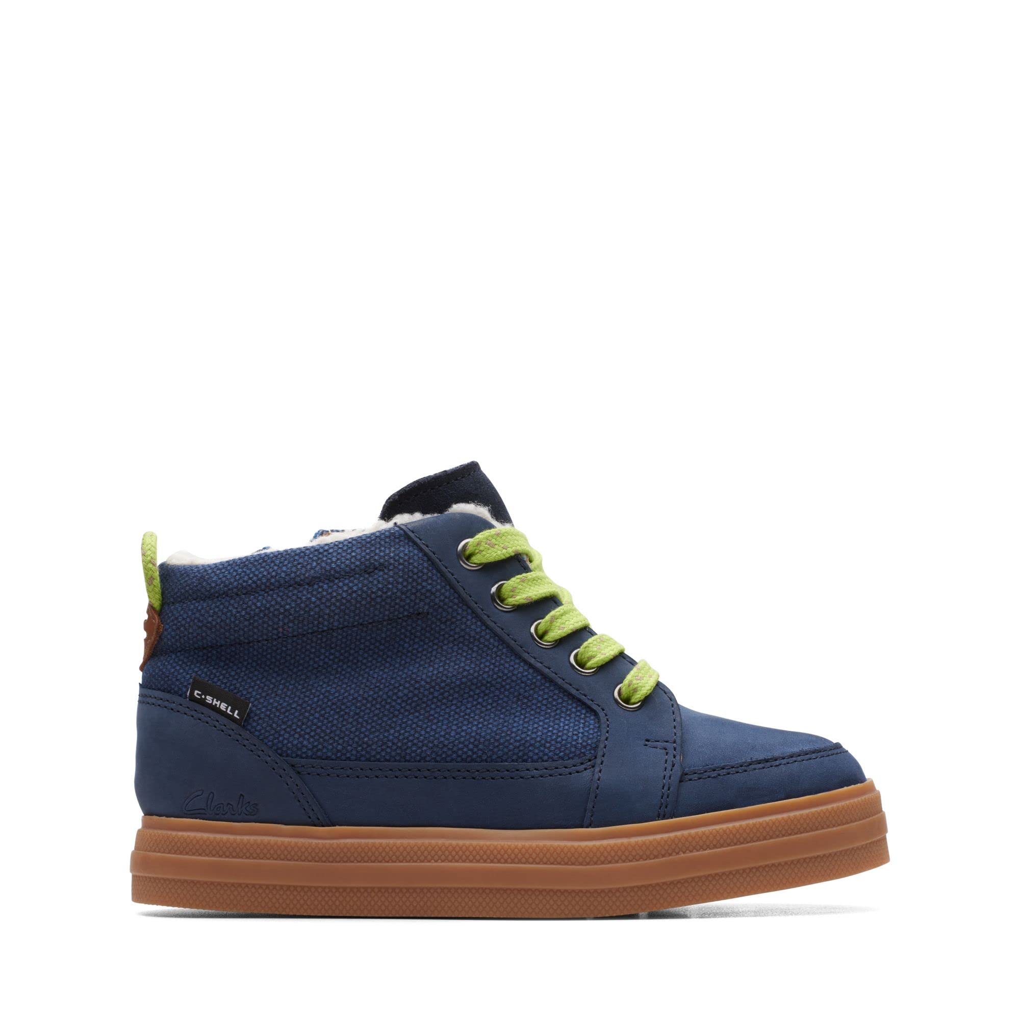 Clarks Boys Nova Hike K Chukka Boots, Navig leather, 12.5 UK