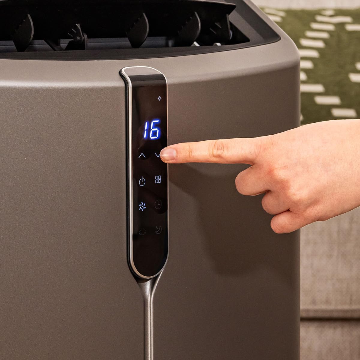 Cecotec Climatiseur Portable avec Pompe à Chaleur et Wi-Fi ForceClima 14800 Nux Heating Connected. 14000 BTU, Télécommande, Écran LED, 5 Modes, 3 Vitesses, Minuterie, Couverture 30-35 m²