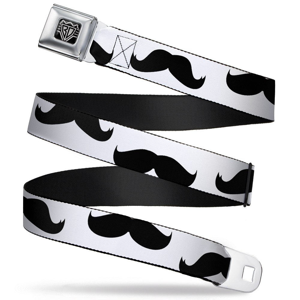 Buckle-Down Seatbelt Belt - Mopar Licensed, Adjustable 1.5" Wide Belt For Waist Sizes 32 To 52, Handmade In USA - View #3