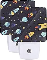 Vista 17 de Juego de 2 lámparas LED de noche enchufables de verano con sensor automático, estrellas de mar de emergencia, luces nocturnas de playa, juego de 2