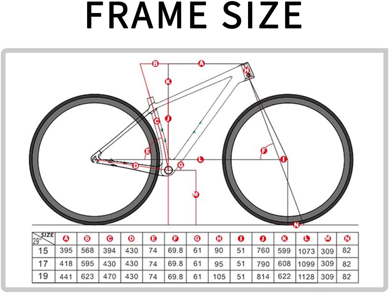 Carbon Mountain Bike Frame 27.5er 29er Hardtail Bikes Frame 15''/17''/19'' Disc Brake Cyclocross Bike Frames QR 135MM Internal Routing