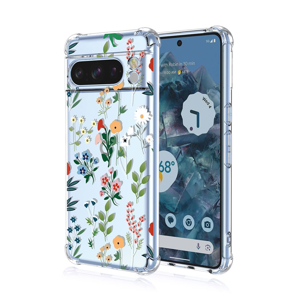SEAHAI Coque Pour Google Pixel 8 Pro, Style Cool PC + TPU