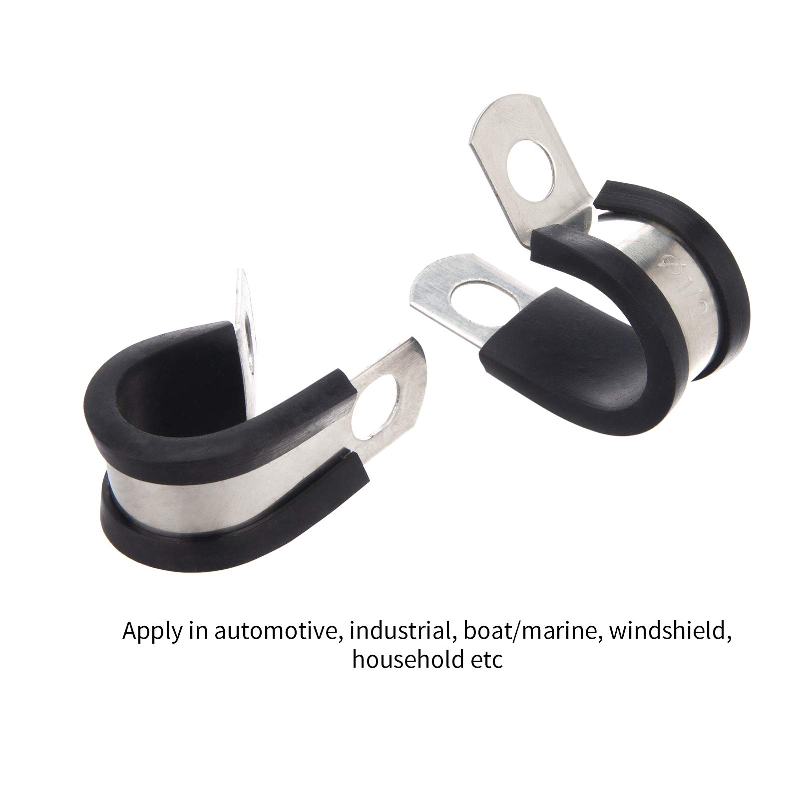 Snapklik.com : Maexxna 24pcs Wire Clamps Stainless Steel 304 Cable ...