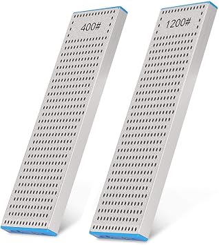 Diamond Flattening Stone Lapping Plate Double-Sided 400&1200 Grit Diamond Sharpening Plate Fixing Stone Flattener