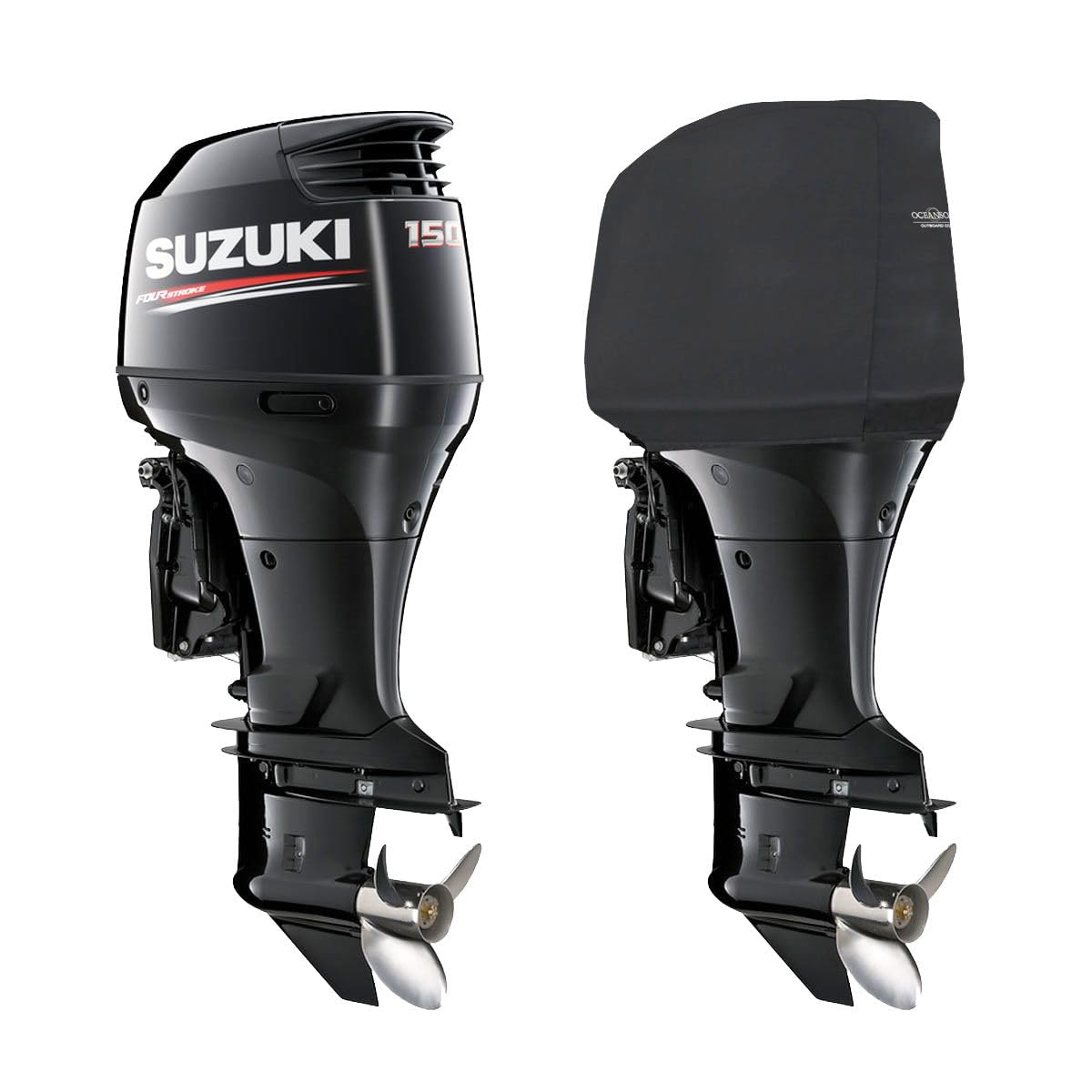 Oceansouth Motor Fueraborda Media Tapa para Suzuki
