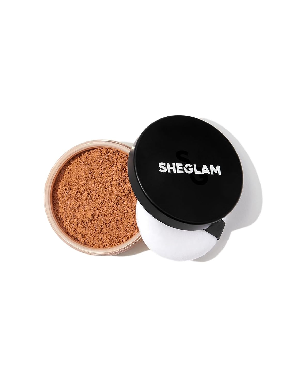 SHEGLAM Baked Glow Setting Powder Oil Regulating Loose Face Powder Translucent Non-porous Flawless Velvety Powder Shiny Powder Chocolate