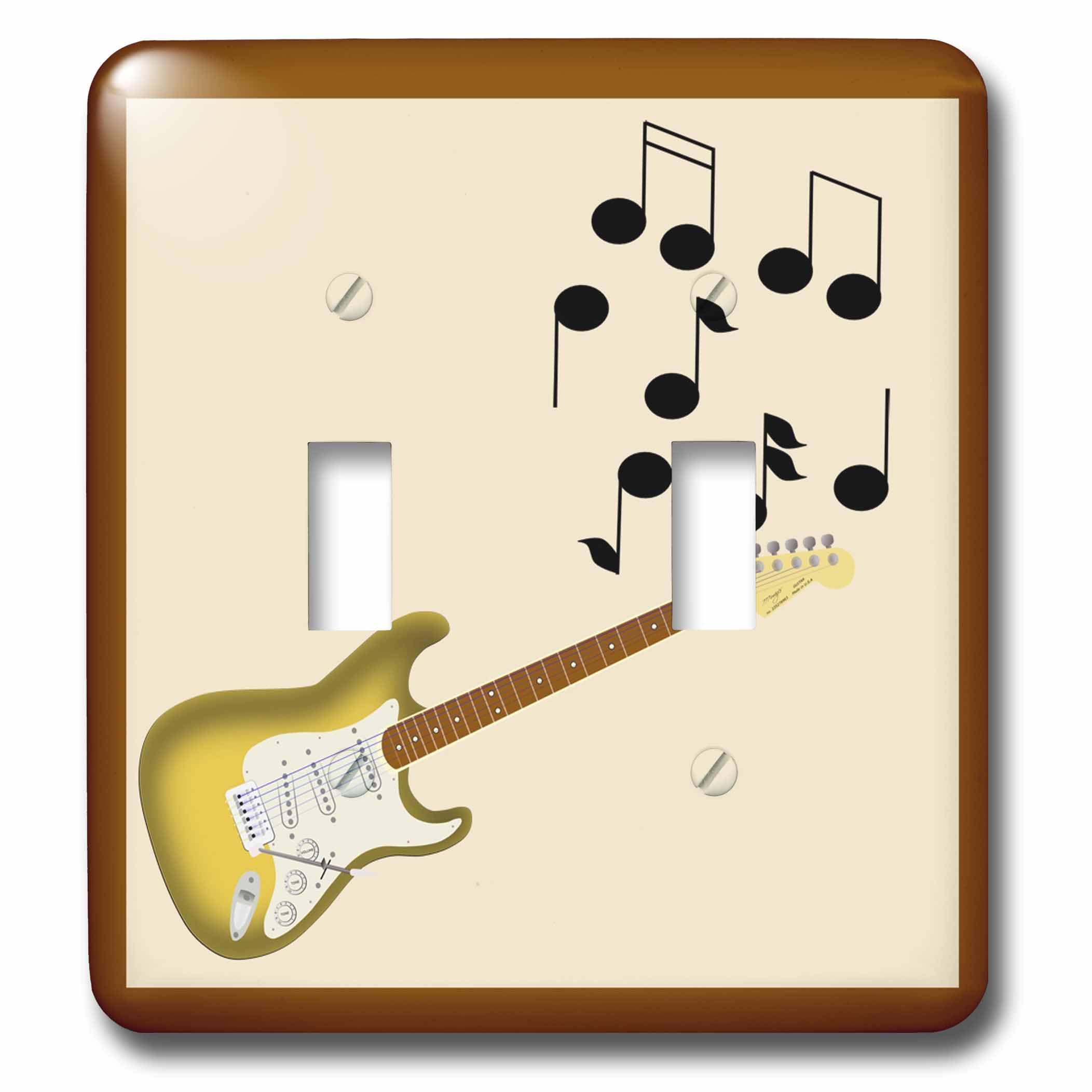 Guitare électrique Sunburst interrupteur double bascule pour remplacer plastique
