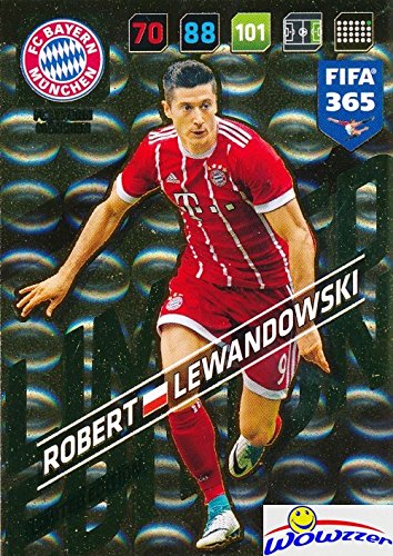 Robert Lewandowski FC Bayern Munchen 2018 Panini Adrenalyn XL FIFA 365 EXCLUSIVE LIMITED EDITION Card! Awesome Special Great Looking Card Imported from Europe! Shipped in Ultra Pro Top Loader! WOWZZER