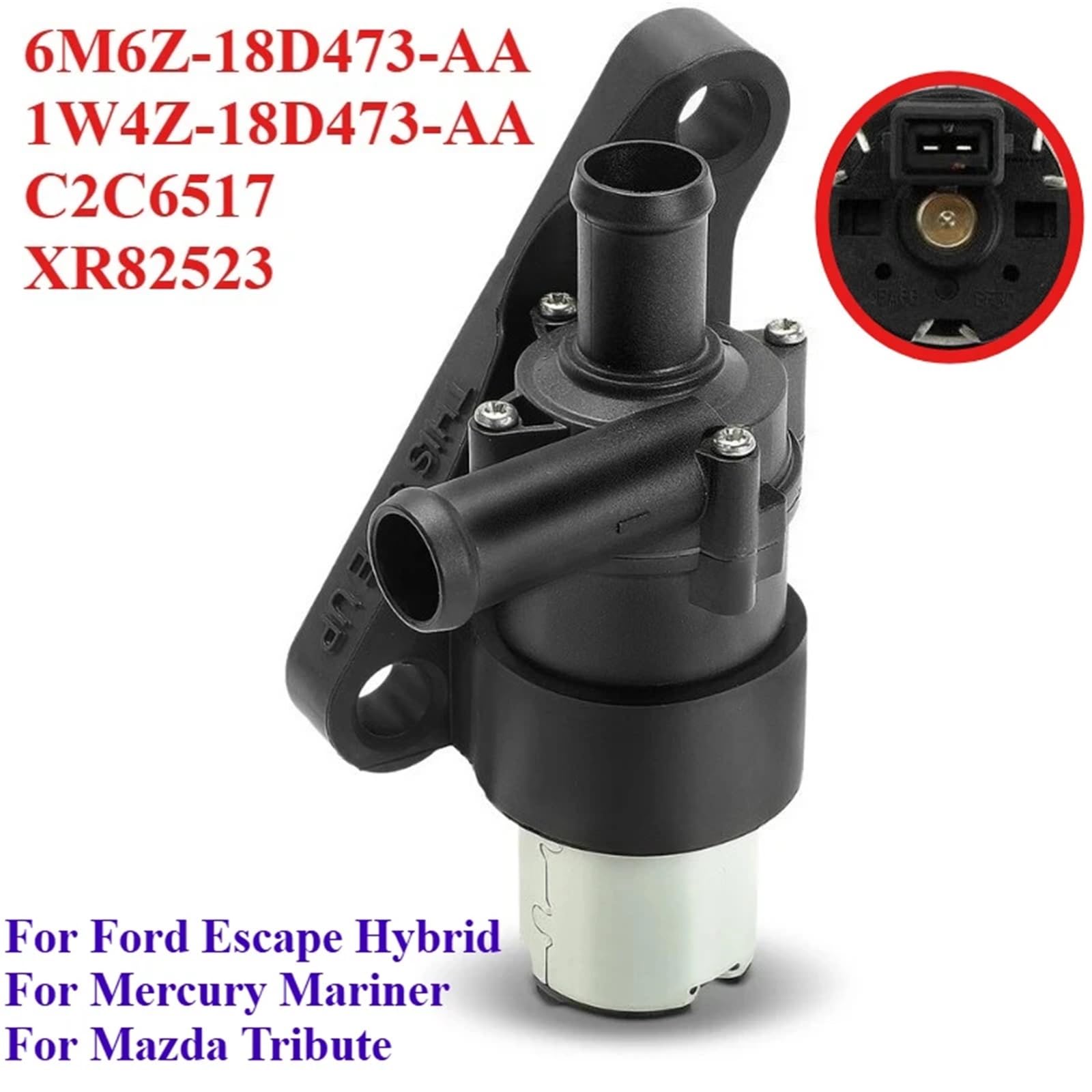 Bomba De Agua Del Motor Bomba de agua auxiliar eléctrica para refrigeración del motor para Ford Escape Hybrid para Mercury Mariner para Mazda Tribute componente