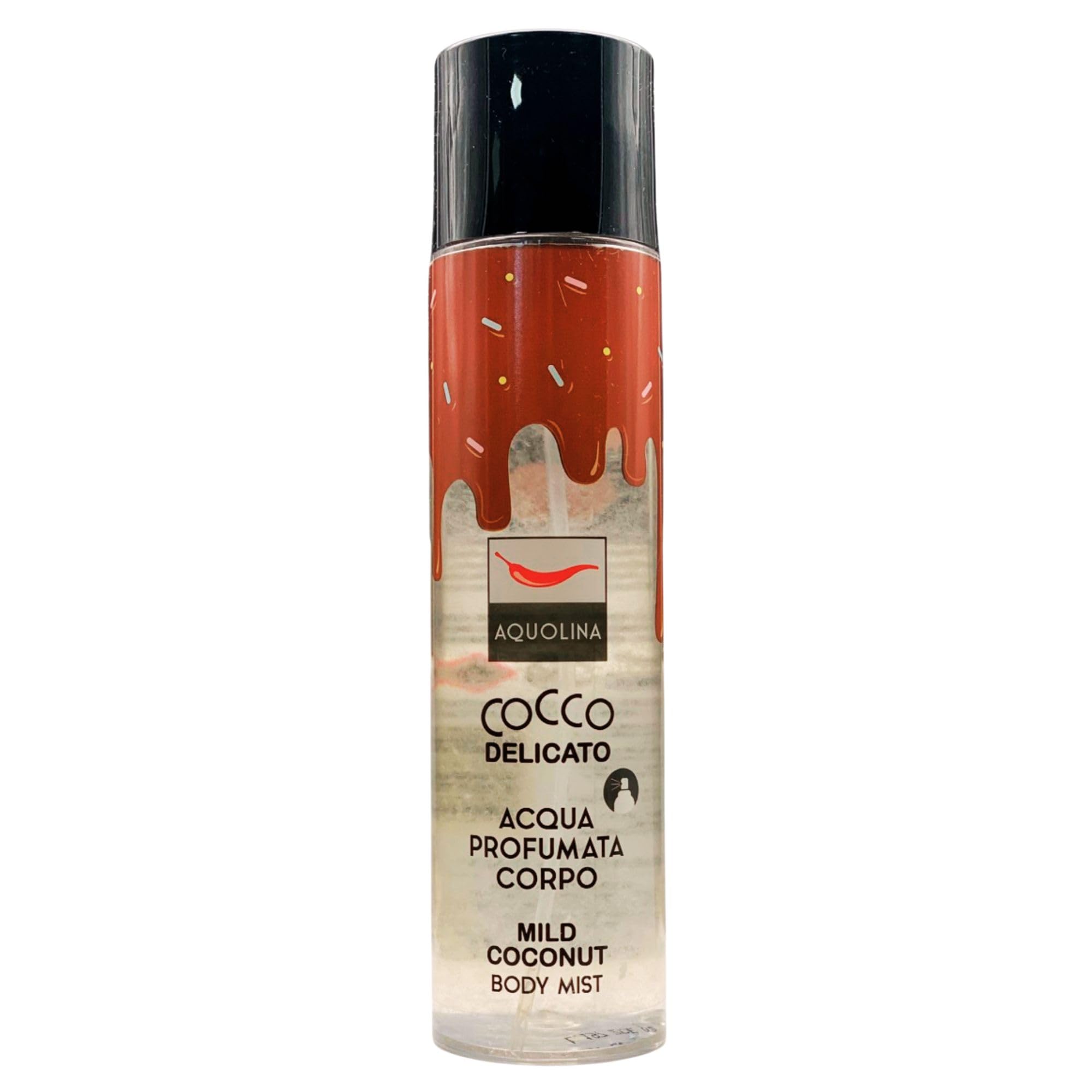 Acqua Profumata Corpo COCCO Delicato, Avvolge La Pelle Con Dolci e Fresche Note Di Cocco, Donando Una Sensazione Di Freschezza e Leggerezza Che Dura a Lungo 236ml (2 Spray)