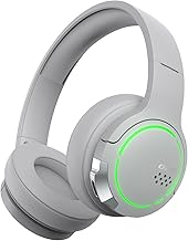 Edifier Hecate G2BT Wireless Gaming Headset for Mobile Phones/Tablets/Laptops/Switch, Noise Cancelling Bluetooth Headphones with Dual Microphones, Ultra Low Latency, Dual Modes, RGB Lighting- Grey