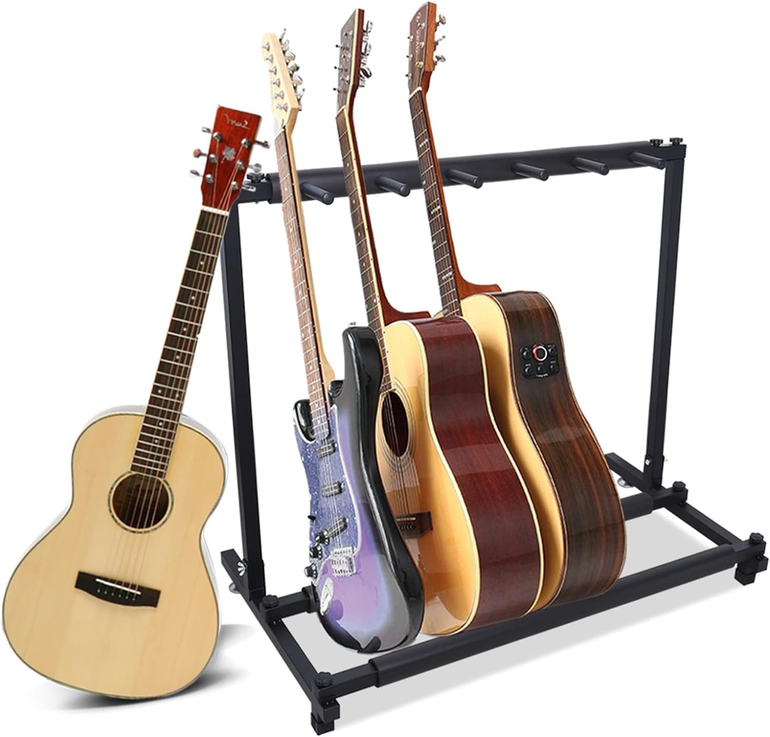 Soporte universal para guitarra de 5 posiciones, soporte universal portátil para guitarra, soporte de pantalla para guitarra acústica, guitarra eléctrica, bajo acústico, coleccionista de