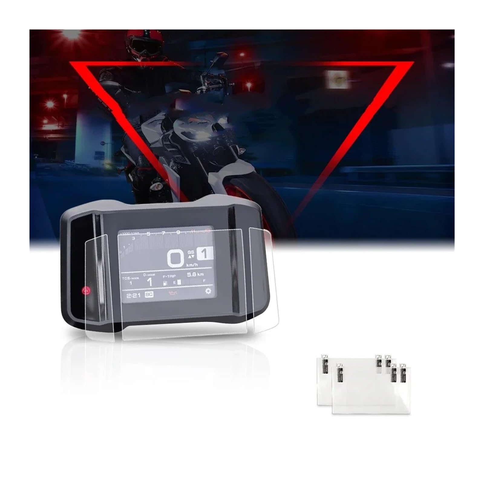 Pellicola Protettiva Per Cruscotto Moto Yamaha MT-09 E XSR900 - Antigraffio E Trasparente - Foto 6