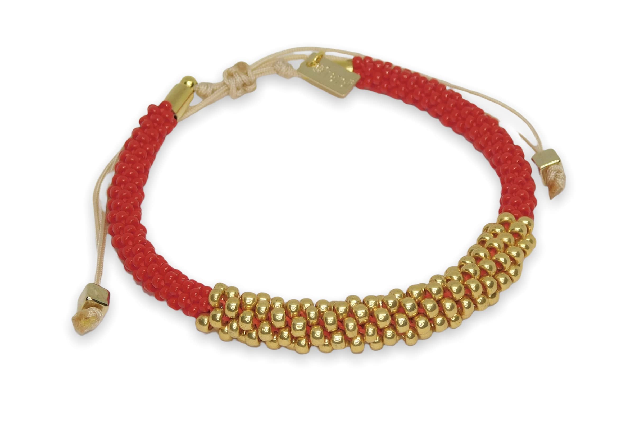 Franeli Handmade Kumihimo Beaded Bracelet