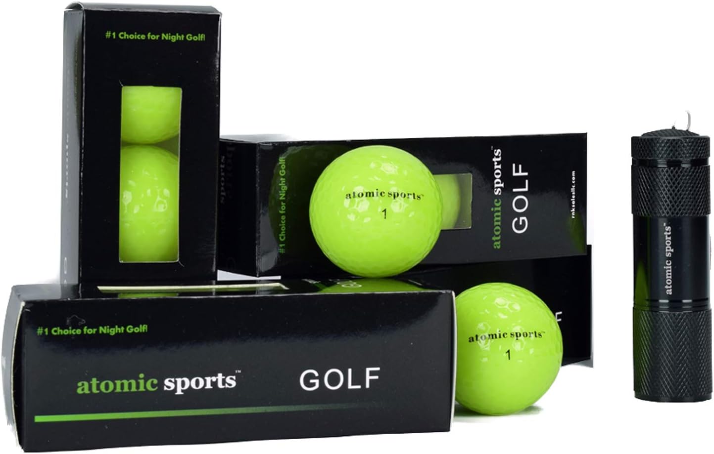 12 Golf Balls - Glow in The Dark Golf Balls