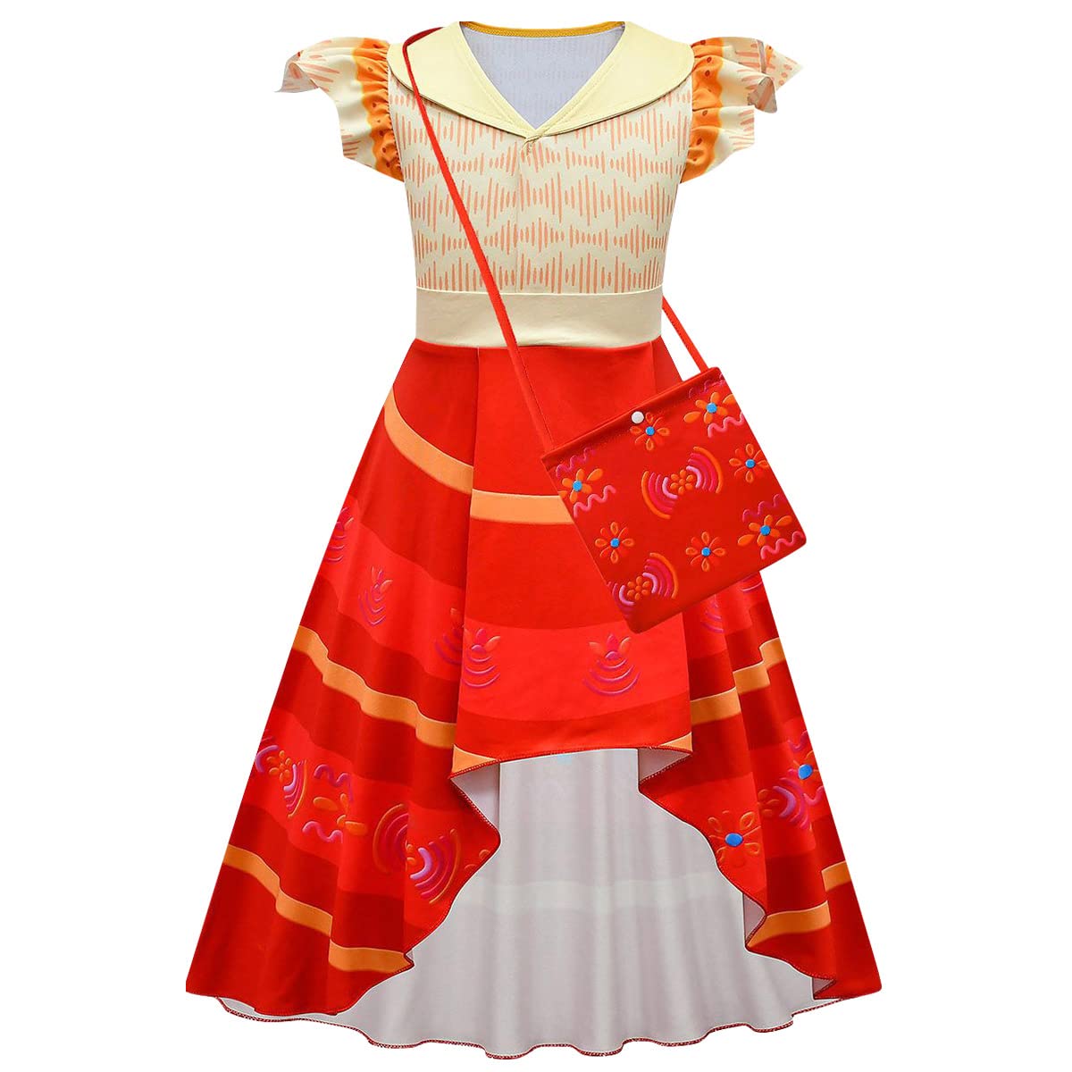 Buy IBTOM CASTLE Kids Encanto Dress Costume Cosplay Pepa Isabela Luisa