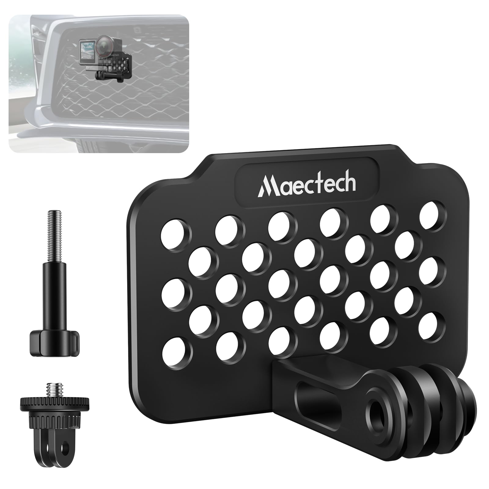 Soporte de parachoques ajustable de ángulo bajo de 180°, sin taladro, sin daños FPV, montaje de vuelo a tierra para Osmo Action 5pro/6 para Insta360 X5/X4 para accesorios Hero13
