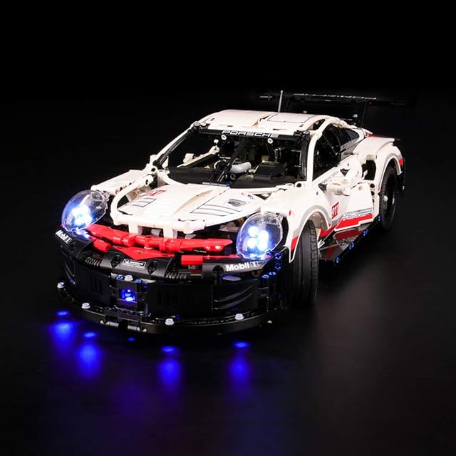 LIGHTAILING Light Set For (Technic 911 RSR) Building Blocks Model - Led Light kit Compatible With Lego 42096(NOT Included The Model)