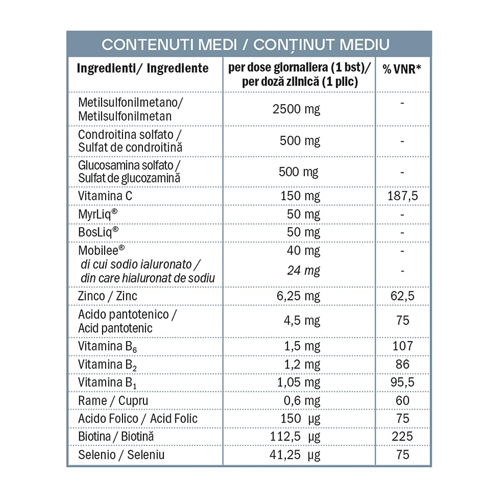 Laborest Artrosulfur Visc Integratore Alimentare, 16 Bustine da 6g