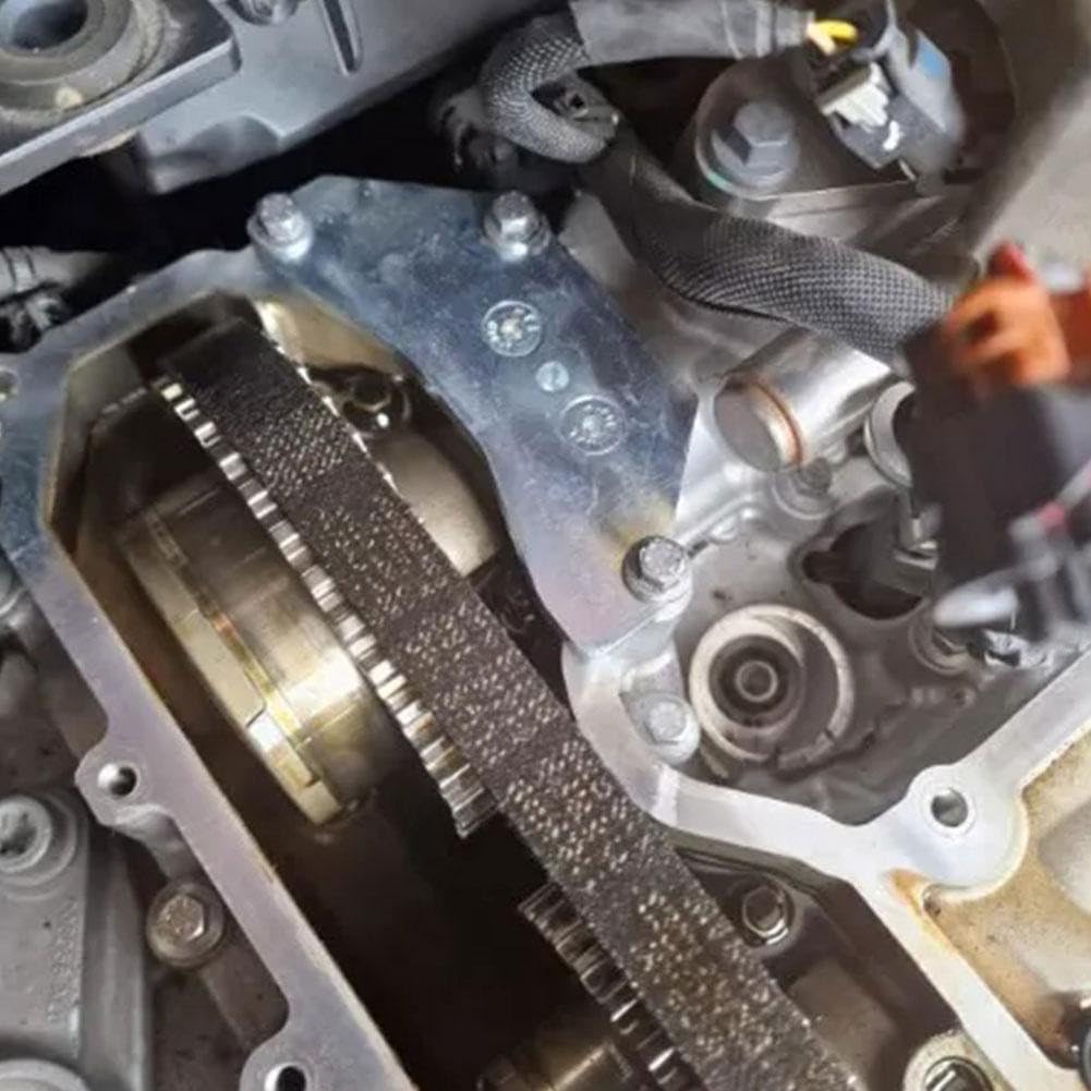 Set di strumenti di fasatura per 1 2 motori EB2, tra cui albero a camme essenziale e serrature volano per una precisa fasatura del motore e valutazione delle condizioni della cinghia