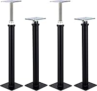 YMSZGBZG 4-Pack Adjustable Floor Jack Posts 16.5-20.5" Mini Screw Jacks - 6000 lbs House Leveling Supports for Stairs, Decks, Crawlspaces