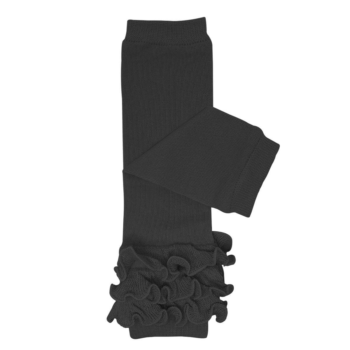 allydrew Really Ruffly Baby & Toddler Leg Warmers (Set of 3), Purple, Pink, Black