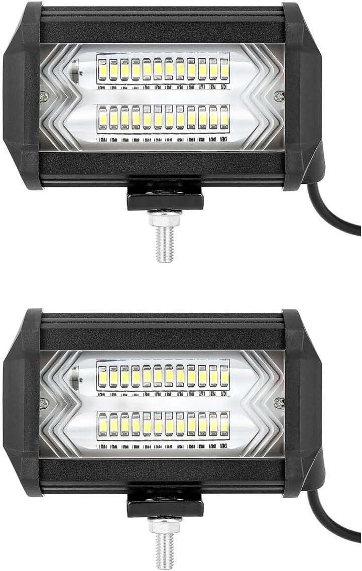 Dsfhkuyb Ledワークライトバー2個5インチ72w 2列スポットビーム12v24v車用オフロードトラックsuvute Atv4x4トラクターショベル サービス Dsfhkuyb Ledワークライトバー2個5インチ72w 2列スポットビーム12v24v車用オフロードトラックsuvute Atv4x4トラクターショベル サービス
