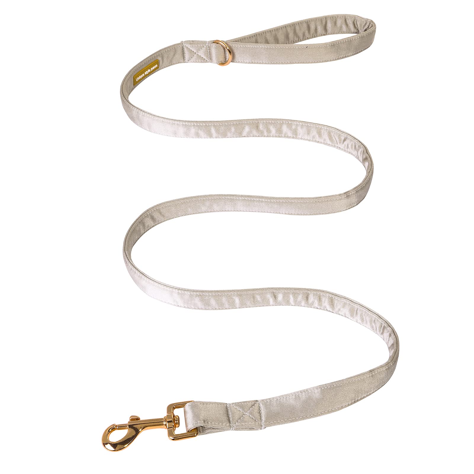 Unique style paws Silk Dog Leash Durable Dog Leashes with Welded D-Ring Comfortable Handle for Small Medium Large Dogs