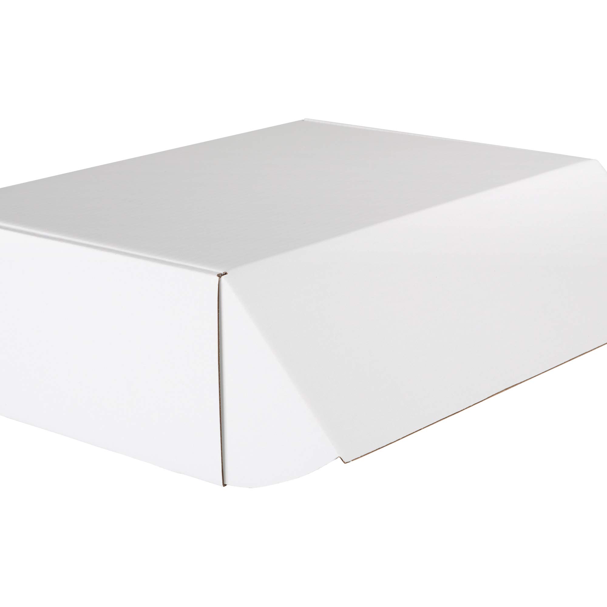 packer Pro Lot de 25 cartons d'expédition pour commerce et cadeau Blanc automatique, moyen 34 x 23,5 x 11 cm