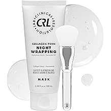 Clinical Resolution PDRN Collagen Night Wrapping Mask, All-In-One Nourish, Revitalize, Radiance for Youthful Glowing Skin Overnight Peel Off Face Mask Korean Skin Care Lab, 3.38 fl.oz 100ml