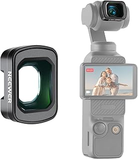 NEEWER LS-45 広角レンズ コンパチブル Osmo Pocket 3 0.75倍率 108°広角 FOV 磁気 コーティング非球面 防水防汚 カメラ交換レンズ pocket 3アクションカメラアクセサリー