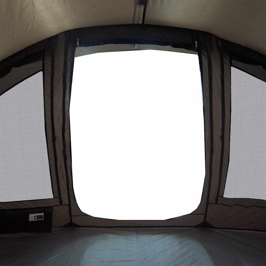 vidaXL Tienda de Pesca para 5 Personas Impermeable marrón, Tienda de campaña, Refugio de Pesca, Refugio de Camping, Tienda de Camping