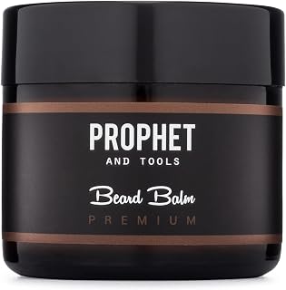 2023 FAVOURITE* Styling Beard Balm, Organic and Moisturizing Beard Butter with 12 Hour Hold, Helps with a Thicker Beard Appearance, Works on All Hair Colors & Ethnicities, Reduces Skin Irritation & Flaking, 60g