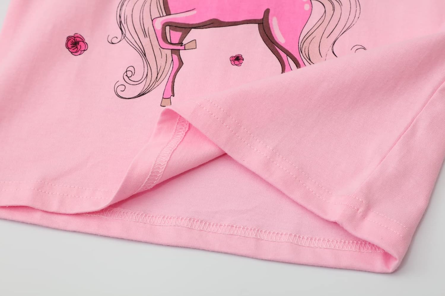 Girl Long Sleeve Shirts Christams Tops Tees Cotton Casual Stripe Crewneck Graphic Jersey Tunic T-Shirts 3 Packs Sets - Image 6